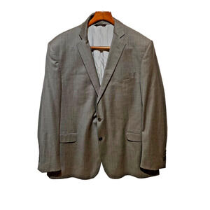 Brooks Brothers Blazer Mens 46 L Regent Fit Explorer Wool Gray 2 Button Jacket